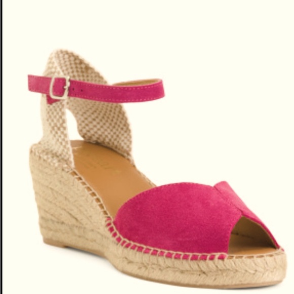 Passat Wedge Espadrille Pink - Picture 1 of 8